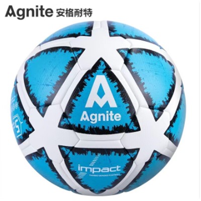 安格耐特/Agnite F1210 足球 5号PU贴皮 蓝白